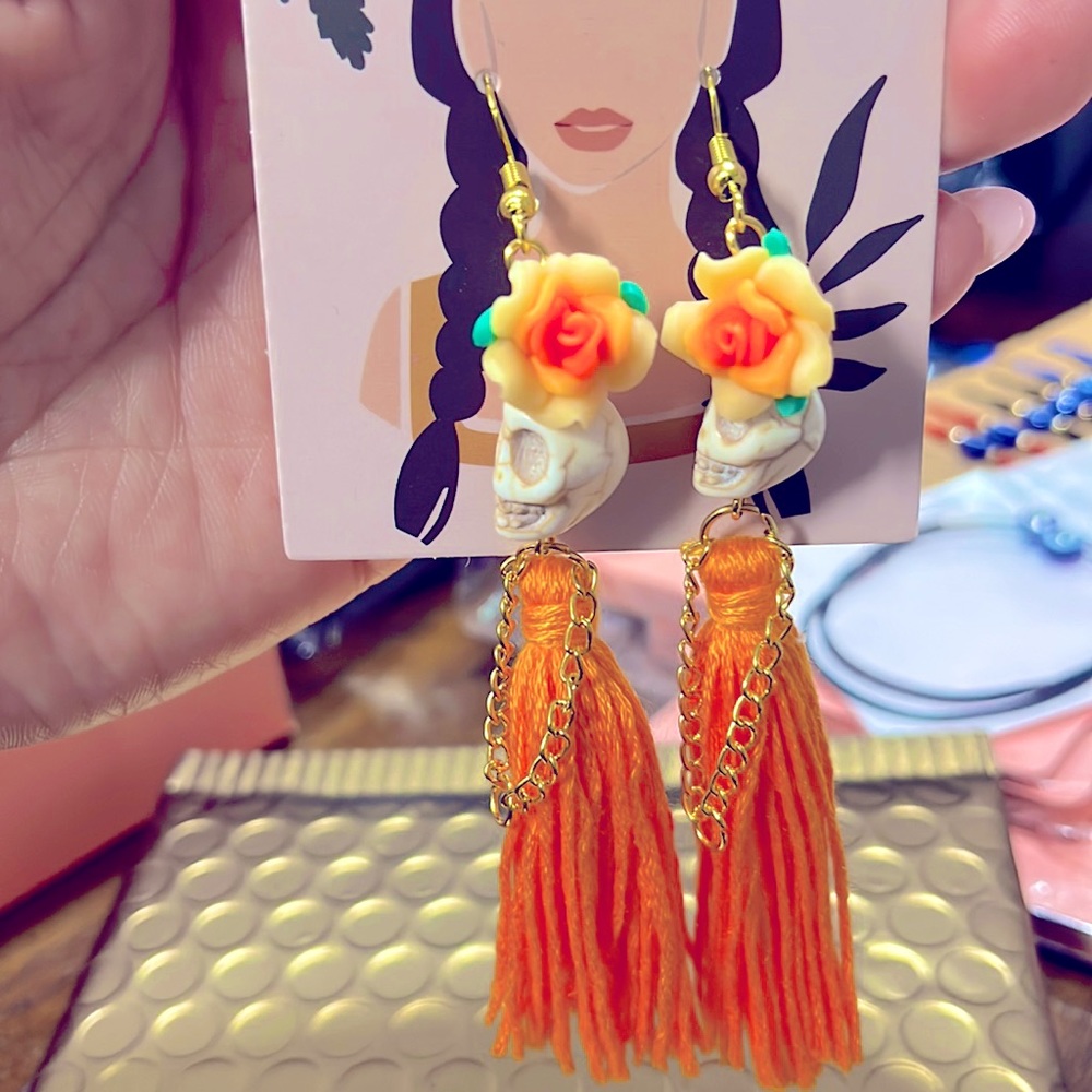 Dia de Los muertos earrings